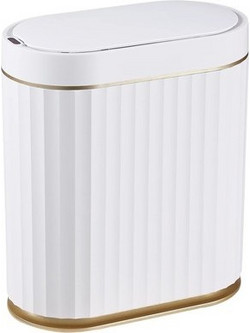HOME USE HOME USE κάδος απορριμμάτων HUH-0226 με φωτοκύτταρο, 7lt, λευκός