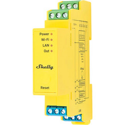 Shelly RGBWW Pro WiFi ελεγκτής φωτισμού ράγας DIN 5 καναλιών