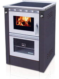 Senko SG-60 Anthracite Ξυλόσομπα με Φούρνο