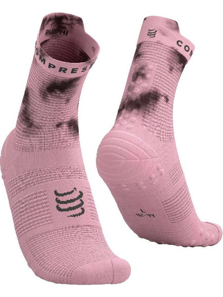 Compressport Eat My Dust Ανδρικές Κάλτσες Ψηλές με Σχέδια Ροζ SQTU1351-3151