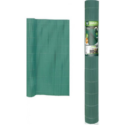 Καλαμωτή Περίφραξη PVC 100x500cm Πράσινη 10mm για Κήπο και Μπαλκόνι 2902513