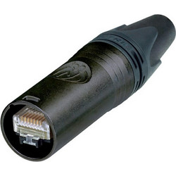 NEUTRIK ETHERCON CABLE CONNECTOR CAT6 BLACK NE8MX6-B