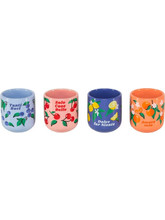 Bialetti Set 4 Bicchierini mercato della frutta