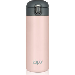 Zopa Thermo Bottle Παιδικό Παγούρι Θερμός με Καλαμάκι Candy Pink