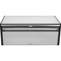 Brabantia Klappbrotkasten Front eckig, Stahl matt
