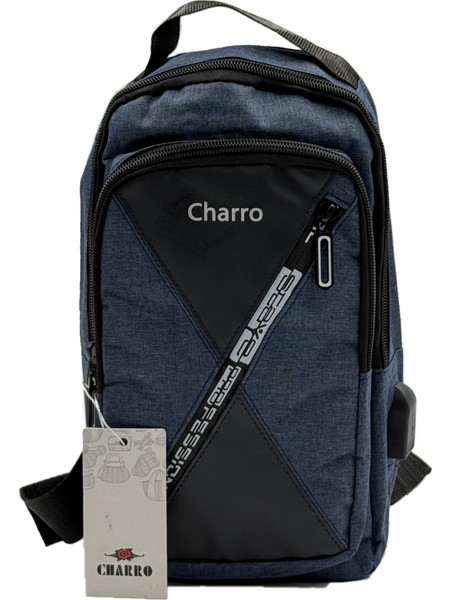 Charro Ανδρικό Τσαντάκι Cross body Μπλε