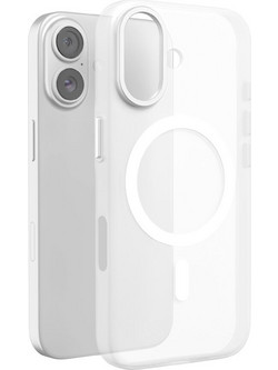Puro Lightfeel Iphone 17 Case Compatible With Magsafe - Clear And White - (PUIPC1763HAZEMWHI)
