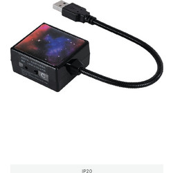 GloboStar(R) 81847 Διακοσμητικό Φωτιστικό Ειδικών Φωτορυθμικών Εφέ PARTY Disco LASER DC 5V με Καλώδιο Τροφοδοσίας USB Μπλέ Κόκκινο IP20 Μ26.5 x Π4.5 x Υ2.5cm