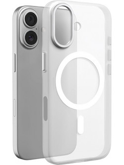 Puro Lightfeel iPhone 17 Case Compatible with MagSafe - Clear and White