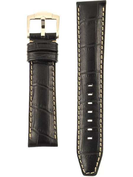 ROCHET ZRC Indiana Μαύρο Δερμάτινο Λουράκι 18mm 5590601