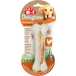 8in1 Delights Bone Strong Κοτόπουλο Medium 1τμχ