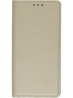 Tel1 Huawei P40 Lite Smart Magnet Θήκη Βιβλίο - Gold