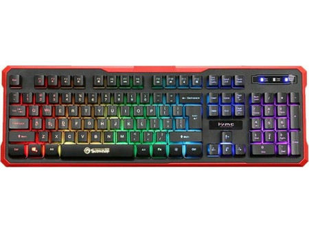 Marvo K629G Gaming Πληκτρολόγιο RGB Black