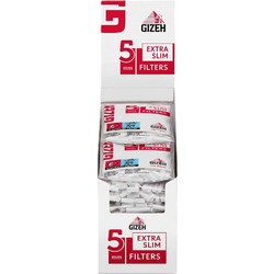 Gizeh Extra Slim 5mm 150 Φιλτράκια Συσκευασία 20 Τεμαχίων