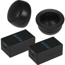 Crunch DST Σετ Tweeter Αυτοκινήτου Στρογγυλά 1" 100W RMS 12dB