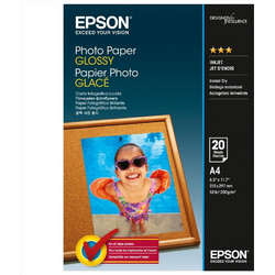 Φωτογραφικό Χαρτί EPSON Glossy A4 20 Φύλλα (C13S042538) (EPSS042538)