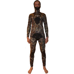 Tech Pro Warm Ολόσωμη Στολή Κατάδυσης Ξυρισμένη Neoprene με Επιστήθιο για Ψαροντούφεκο 5mm