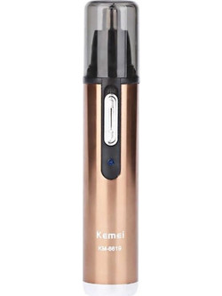 Kemei Trimmer Μηχανή Ανδρική Επαναφορτιζόμενη Μύτης Φρυδιών & Αυτιών KM-6661