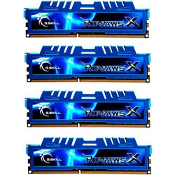 G.Skill RipjawsX 32GB (4X8GB) DDR3 RAM 2400MHz C11 Blue