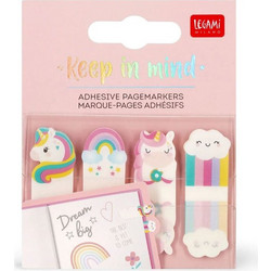 Legami Adhesive Pagemarkers-Keep In Mind-Unicorn (SKN0001)
