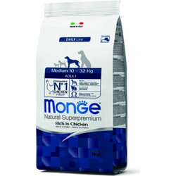 Monge Natural Superpremium Medium Adult with Chicken & Rice 12kg