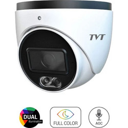 TVT TD-7524AS4 (D/AU/AW2) CCTV Κάμερα Ασφαλείας 2MP Full HD 2.8mm Αδιάβροχη Νυκτός Λευκή
