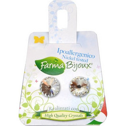 Farma Bijoux Γυναικεία Σκουλαρίκια Καρφωτά Ορείχαλκος BE38C01