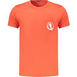 Bikkembergs - Ανδρικό T-shirt Κοντομάνικο BKK3MTS02-ORANGE Πορτοκαλί