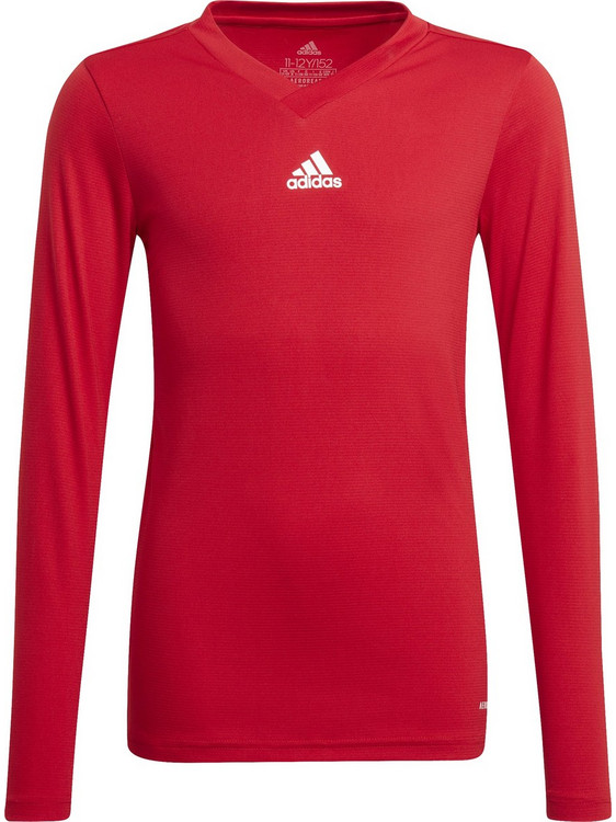 Adidas Team Base Ισοθερμική Παιδική Μπλούζα Μακρυμάνικη Κόκκινη GN5711