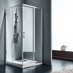 Καμπίνα Ντουζιέρας Starlet Corner Entry CST-100 Χρώμιο Clear Glass Ύψος 180cm (Τετράγωνη) - 70cm, 70cm 455-CS70T-100