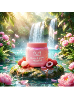 Fluff Peony & Lychee Waterfall Body Powder 60g