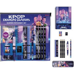 ΣΕΤ ΓΡΑΦΙΚΗΣ ΥΛΗΣ Α5 K-POP DEMON HUNTERS STATIONERY BUMPER WALLET SR2511069