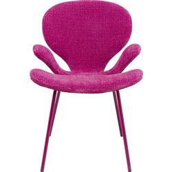 Kare Design Soft Blossom Καρέκλα Τραπεζαρίας Ροζ