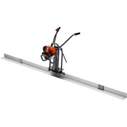 Εργαλείο ισοπέδωσης VEVOR Concrete Power Screed με αέριο 3658 mm σανίδα αλουμινίου, κινητήρας 1,16 ίππων, 4-χρονος δονούμενος διάστρωμα, λαβή ρυθμιζόμενου ύψους, πόδια στήριξης για βεράντα, δρόμος, φι
