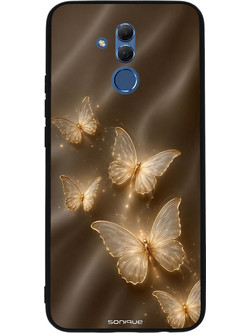 Sonique Diva Series Back Cover Χρυσές Πεταλούδες (Huawei Mate 20 Lite)