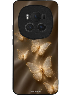 Sonique Diva Series Θήκη (Honor Magic6 Pro 5G) Χρυσές Πεταλούδες