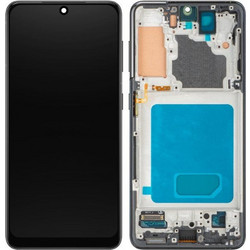 MP Lcd Display Module For Samsung Galaxy S21 5G G991, Aftermarket, Black