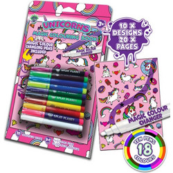 Splat Planet Unicorn Magic Colouring Book (Μαγικό Βιβλίο Ζωγραφικής με Μονόκερους)