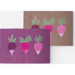 Σουπλά Radish 33X48 BROWN/PURPLE Nef Nef Homeware