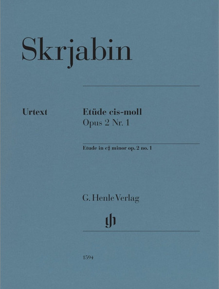 G. Henle Verlag Alexander Scriabin - Etude c sharp minor op. 2 no. 1