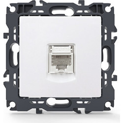 Acaelec Prime Πρίζα Τηλεφώνου RJ11 CAT3 Λευκή (1000113001)