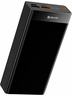 Denver PQC-20008 Power Bank 20000mAh 22.5W Power Delivery Black