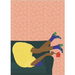 Ευχετήρια κάρτα New Year's Eve Poster & Frame High Quality Paper A6