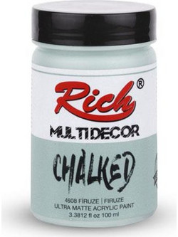 Rich 100ml Χρώμα Κιμωλίας 6538 Turquoise Blue