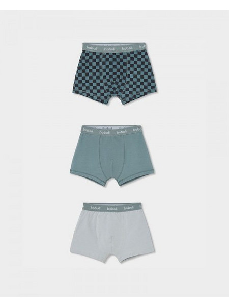 BOBOLI Pack 3 boxers for boy -BCI - 684031 - ΑΓΟΡΙ - cypress
