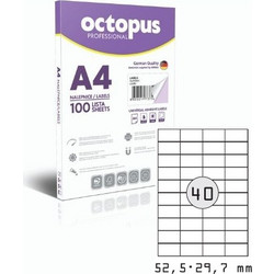 ΕΤΙΚΕΤΕΣ OCTOPUS 0196 52,5x29,7 τεμ 4000/Κ 100φ