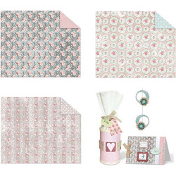 Ursus Χαρτί Shabby Rose Ass 50x68cm 300gr 10τμχ