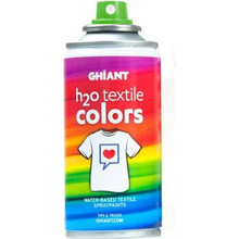Ghiant 150ml Χρώμα Υφάσματος σε Σπρέι 34008 Fluo Green