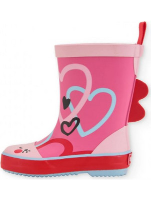 TUCTUC 11419867 RAINBOOTS ΡΟΖ/ΚΟΚΚΙΝΟ ΚΟΡΙΤΣΙ