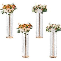 Σετ Κρυστάλλινες Ανθοστήλες 20 x 90 cm 4 τμχ VEVOR HLHJSJHJ90CMGBZQWV0